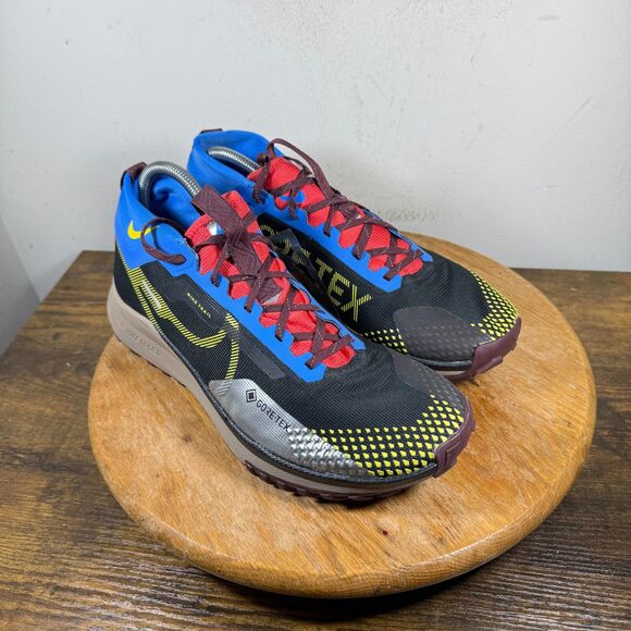 Nike React Pegasus Trail 4 GTX Gore-Tex Black Men's Size 10.5 Shoes DJ7926-003